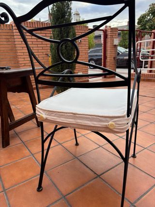 2 poltrone in ferro battuto El Corte Inglés