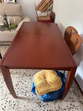 Mesa de comedor extensible madera