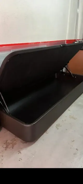 Base Cama Canapé Ikea 90x200 Negro