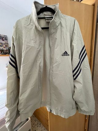 Adidas Chaqueta Vintage Beige Original