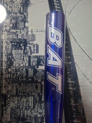 Bate de béisbol azul