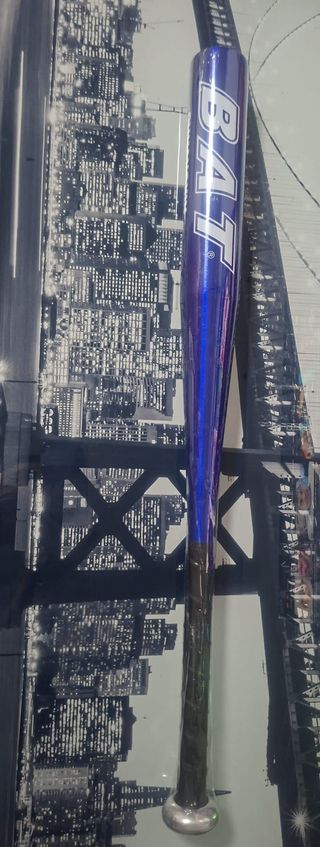 Bate de béisbol azul