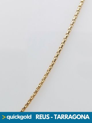 035-02-00606  CADENA ORO DE 18K VENECIANA 45CM