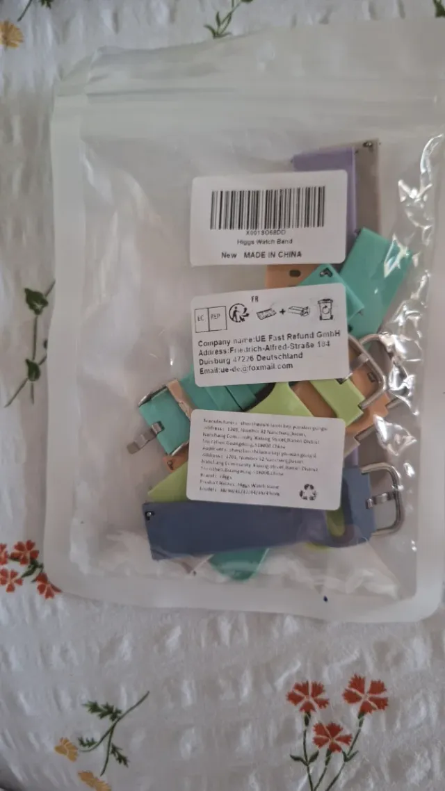 Reloj infantil con 5 correas para intercambiar