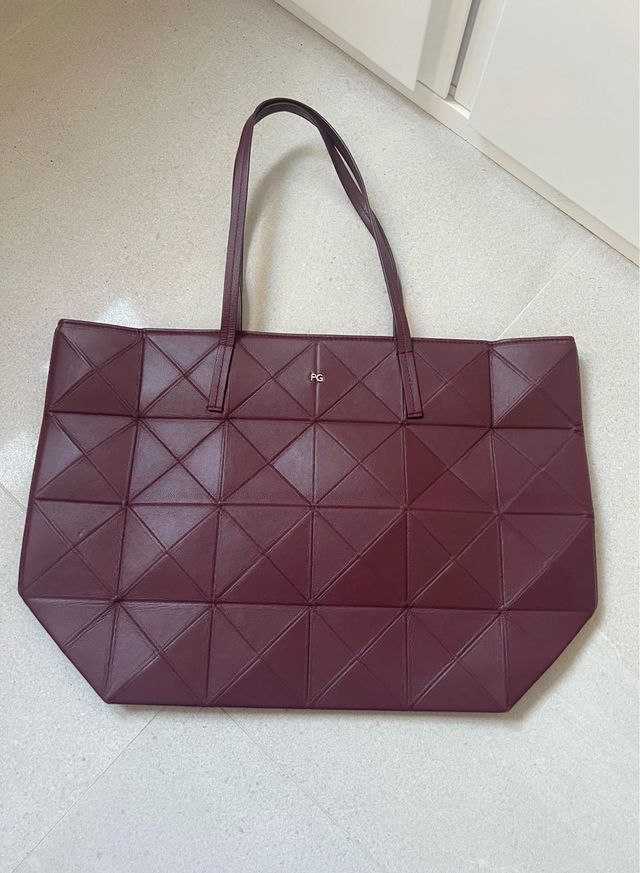 Bolso burdeos Purificación García