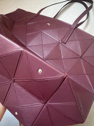 Bolso burdeos Purificación García