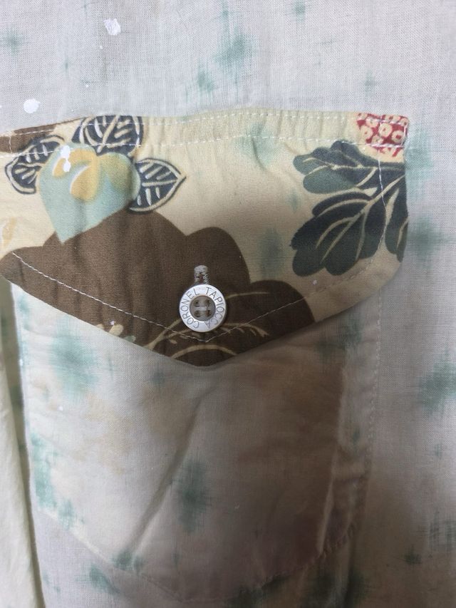 Camisa Ernest Hemingway Beige Multicolor