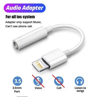 Adaptador Audio iOS a Jack 3.5mm