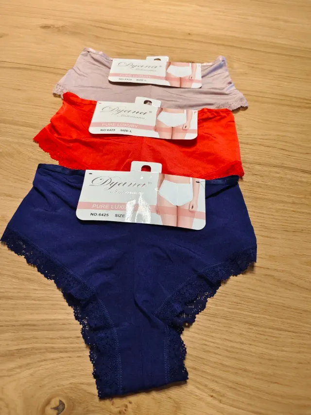 Lote 3 Braguitas Dyana Talla L Nuevas