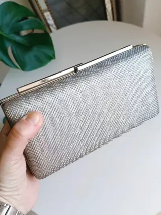 Bolso Clutch Parfois Fiesta Plata Nuevo