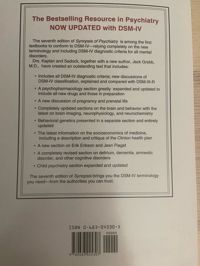 Kaplan and Sadock's Synopsis of Psychiatry: Beh...