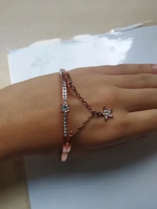 Lote 3 Brazaletes: Dorado, Infinito,Negro