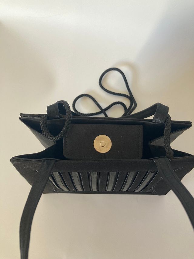 Bolso fiesta negro lentejuelas