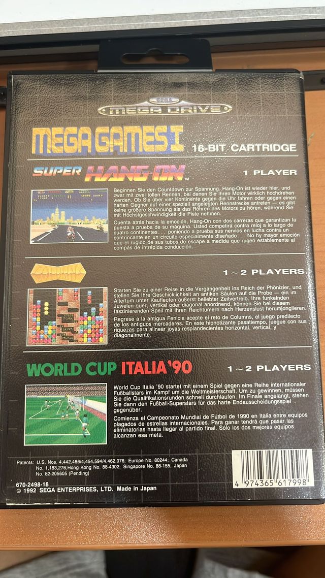 Mega Games I Sega Mega Drive - Compilación