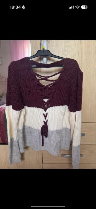 Jersey rayas cruzado