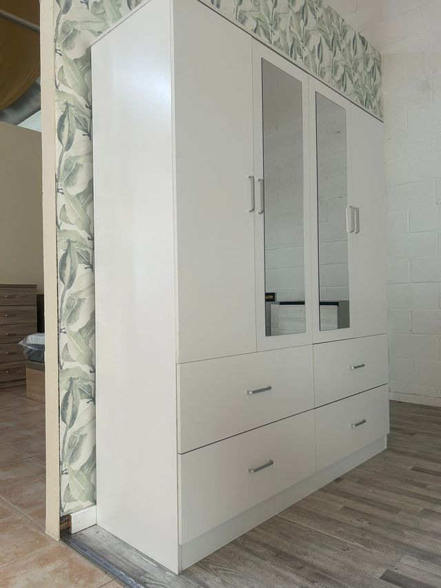 Armario ropero 2, 3 y 4 puertas + Espejo Nuevo