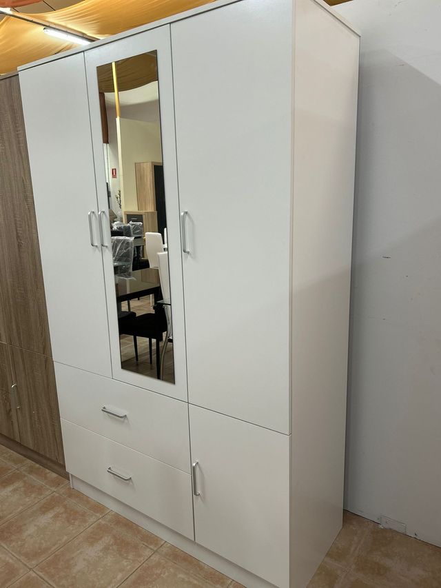 Armario ropero 2, 3 y 4 puertas + Espejo Nuevo