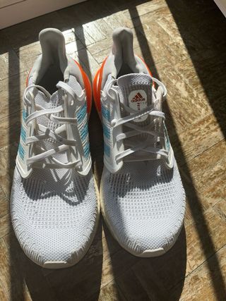 Adidas Ultraboost 20 - Blanco/Naranja