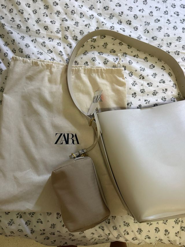 Bolso Zara Beige
