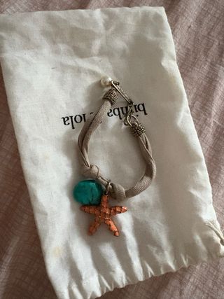 Pulsera Bimba y Lola Estrella de Mar Turquesa