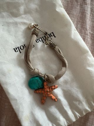 Pulsera Bimba y Lola Estrella de Mar Turquesa
