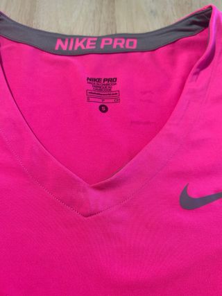Camiseta Nike Pro Rosa Talla S