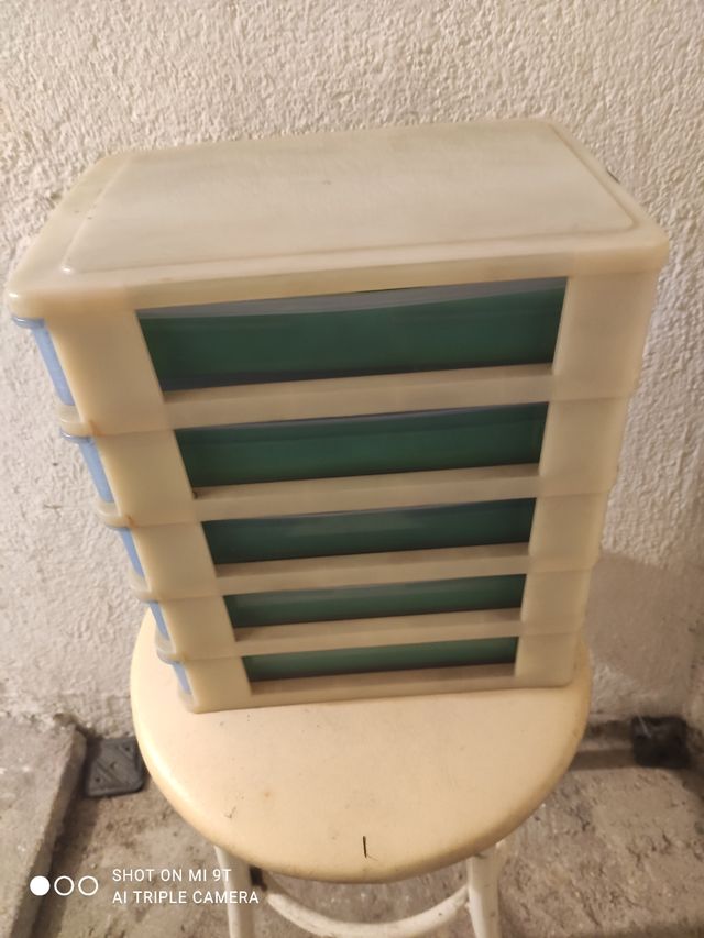 Cajones de plástico para clasificación