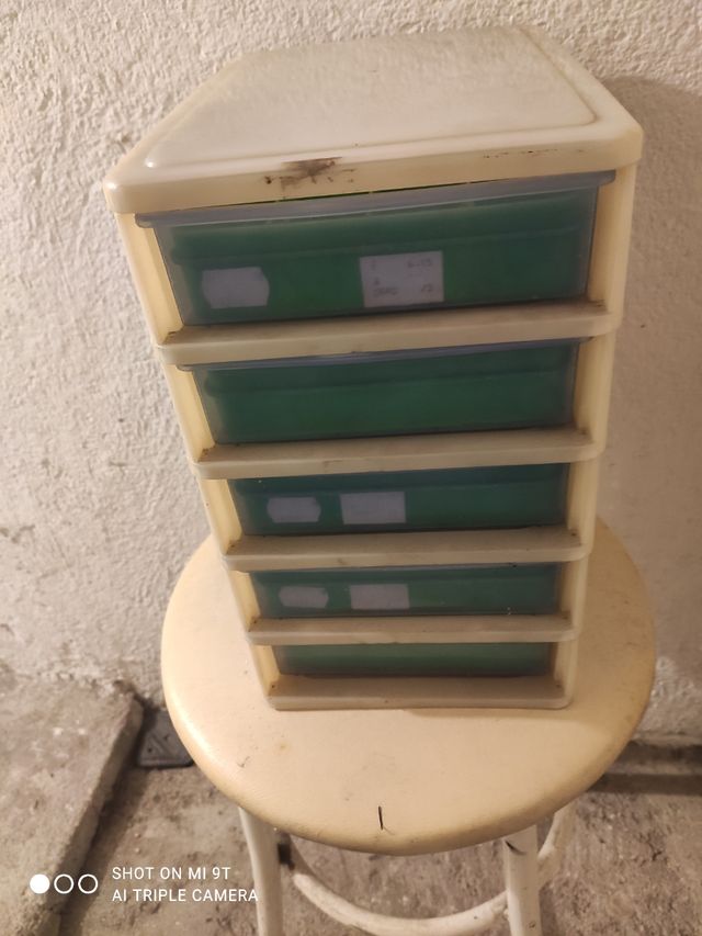 Cajones de plástico para clasificación