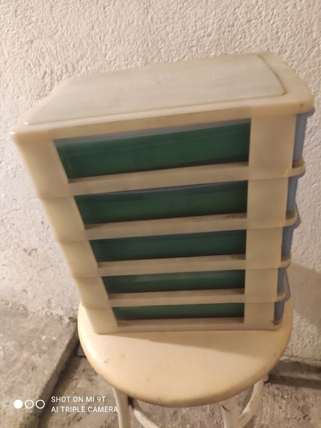 Cajones de plástico para clasificación