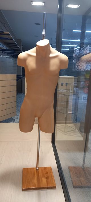Maniquí Torso Hombre con Base