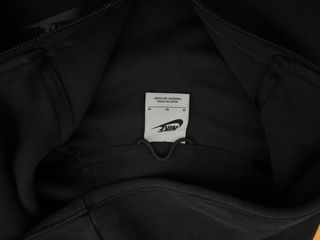 Felpa Nike Tech Fleece nera con zip