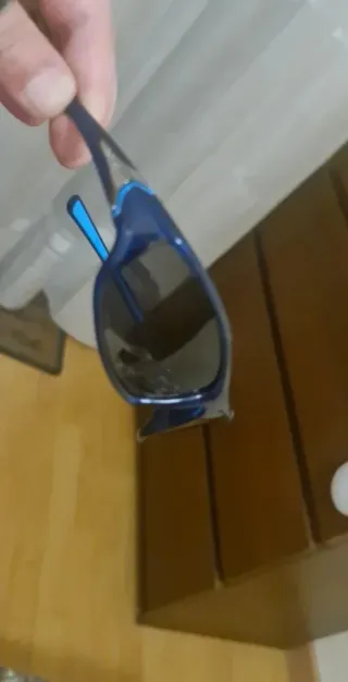 Gafas de Sol Deportivas Azules Cristales Negros