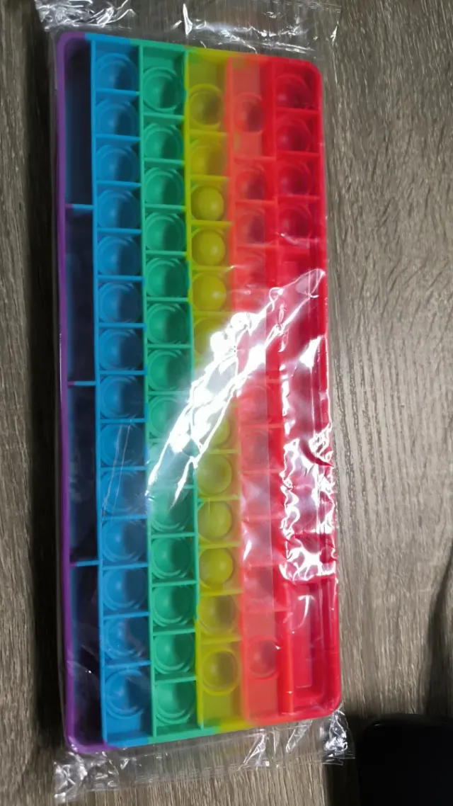 Teclado Pop It Arcoíris