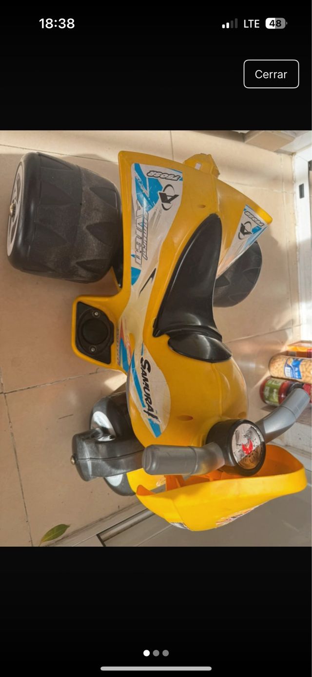 Quad Amarillo Samurai