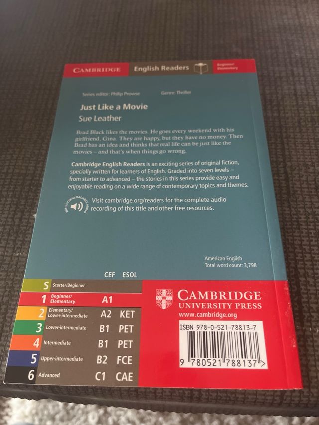 Just Like a Movie Level 1 (Cambridge English Re...