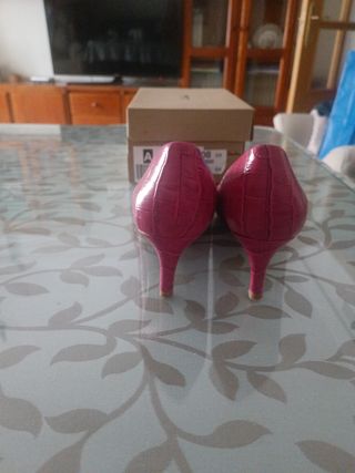 Zapatos Clarks Talla 37 Rosa/Rojo
