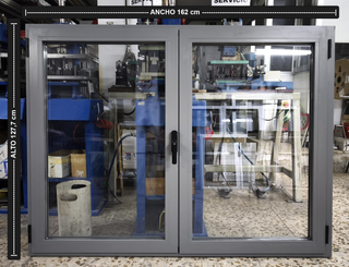 Ventana abatible RPT de Aluminio 162 x 122,7 cm