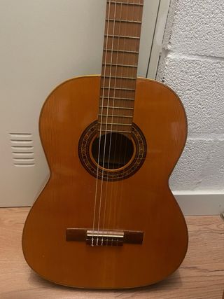 Guitarra flamenca con funda