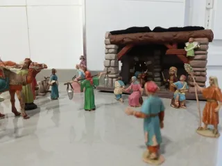 Belén, figuras y portal