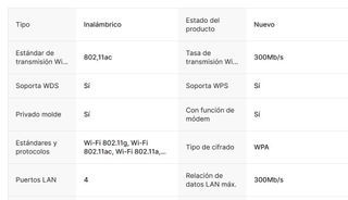 Repetidor WiFi 300 Mbps doble banda, NUEVO