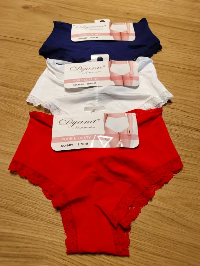 Lote 3 Braguitas Dyana Talla M Nuevas