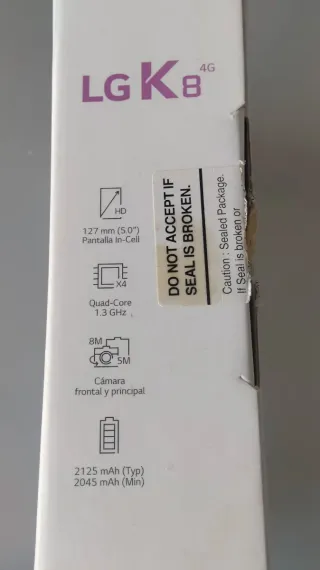 Telefono cellulare LG K8 nero