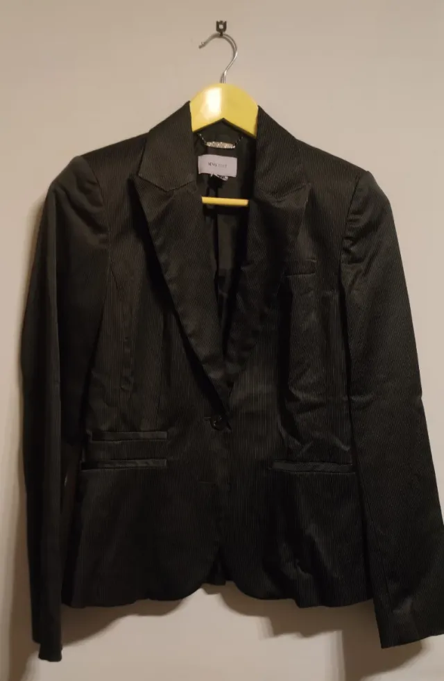 Mango Traje Raya Diplomática Negro