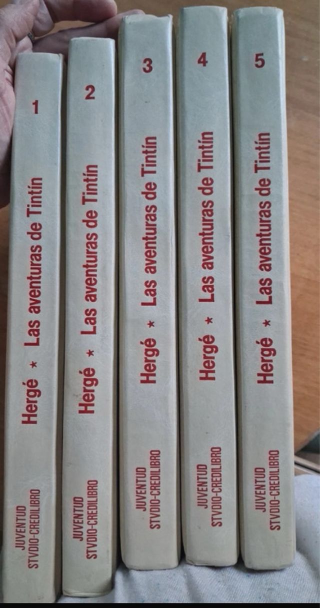 Tintín completa 5 tomos 