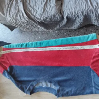 Pijama 2 piezas azul y rojo