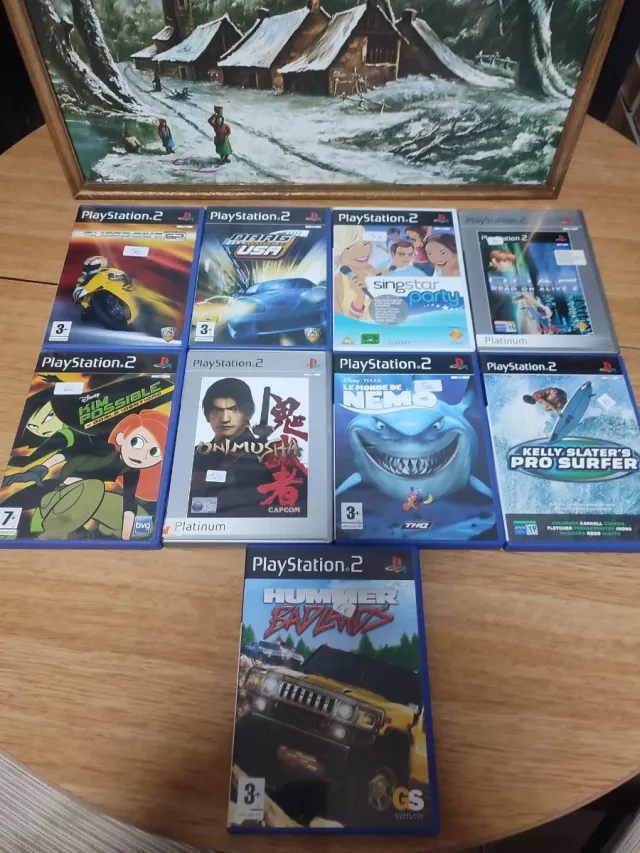 Lote 5 de 9 Juegos PlayStation 2