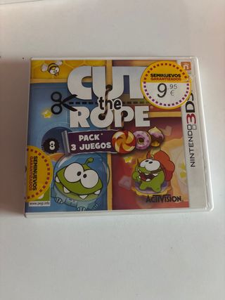 Cut the Rope Pack 3 Juegos Nintendo 3DS