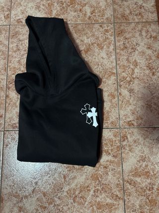 Chándal negro hombre con logo