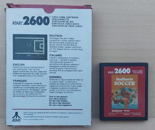 Juego Atari 2600 RealSports Soccer