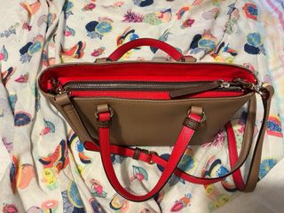 Bolso Tous Marrón y Rojo